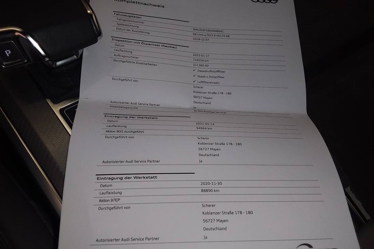 Audi A6
 45 TDI Quattro S-tronic